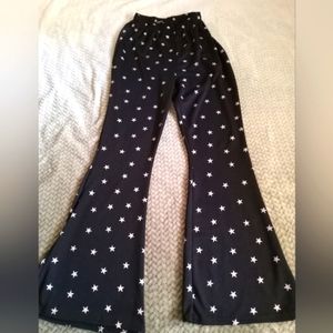 Bell bottom pants with stars